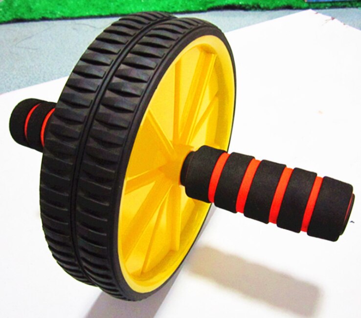Reedow Ab Sport wheels silencesilence Abdominal Roller Fitness Gymnastic Muscle Workout Wheel: Orange