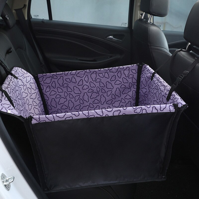 Pet Carriers Dog Car Seat Cover Carrying for Dogs Cats Mat Blanket Rear Back Hammock Protector transportin Folding Blanket