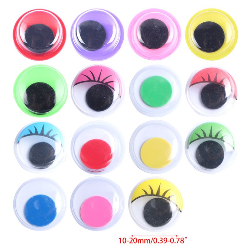 Googly Wiggle Ogen Met Zelfklevende In Draagbare Plastic Doos, ronde Wiebelig Ogen Sticker Multi Kleuren En Maten Voor Diy Craft Sc