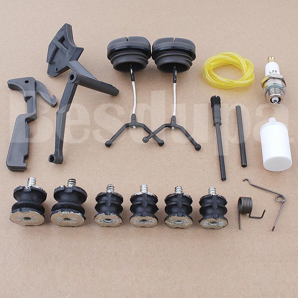 Amortiguador AV para motosierra Husqvarna 61, 268, 266, 272, 272XP, 501518002, 501518102 w
