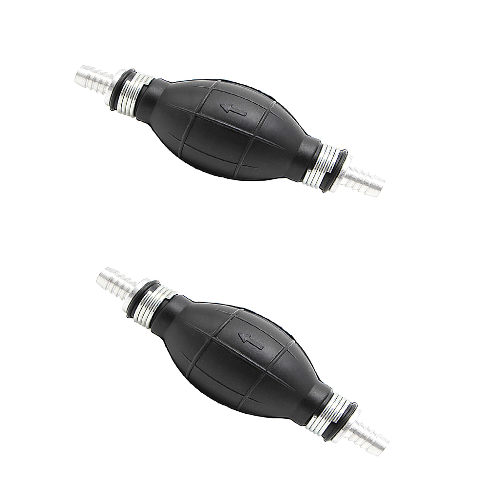 2pcs 6mm &amp; 8mm Rubber Fuel Transfer Vacuum Fuel Line for All Fuels Fits Cars, Motorcycles, Boats