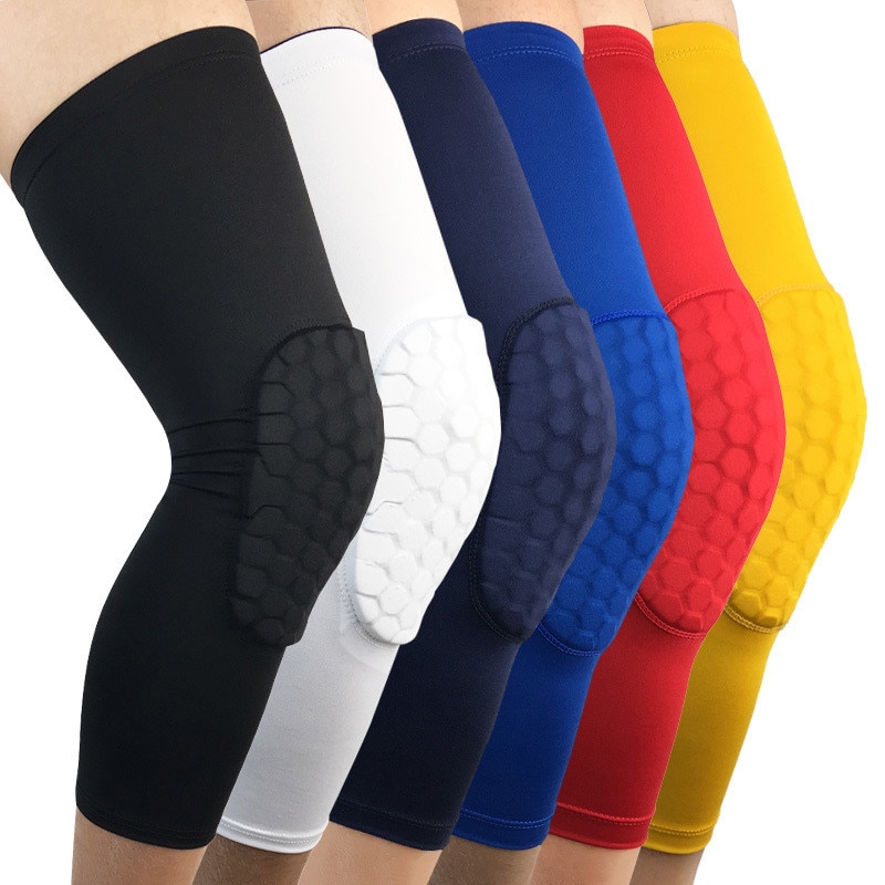 1PC moto voor fiets Kneepad Langer Ademend Knie Guard Honingraat Bumper Sport Beschermende Knie Pads Fietsen Kniebrace Ondersteuning