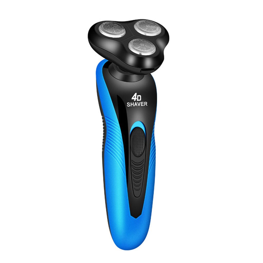 Afeitadora eléctrica multifuncional con carga de barba y lavado, afeitadora rotatoria portátil, cortadora de barba, recién: A