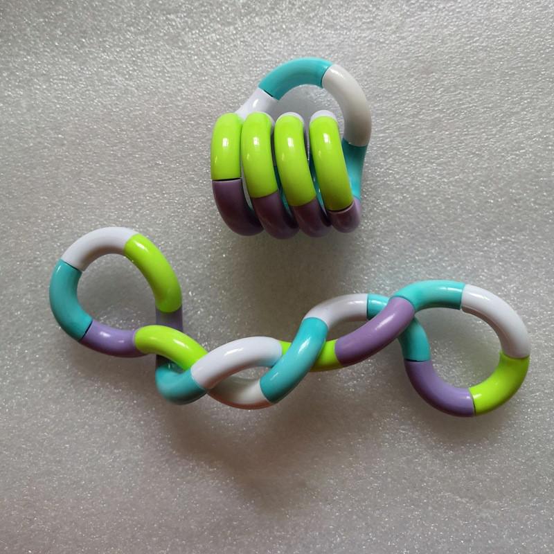 Colorful Roller Twist Fidget Toys Anti Stress Adult Brain Relax Simple Dimple Child Rope For Stress Kids Antistress Focus Toy: E