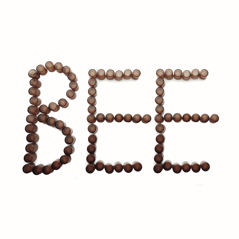 120Pcs Beekeeping Queen Cell Cup Brown Bee Rearing Fountain for Beekeepers