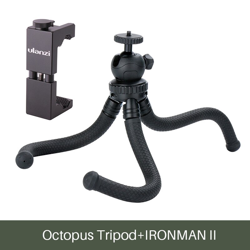 Travel Outdoor Octopus Tripod Mini Bracket Stand Flexible Tripod with Ballhead Phone Mount for Smartphone DSLR Camera Gopro: Tripod w IronMan II