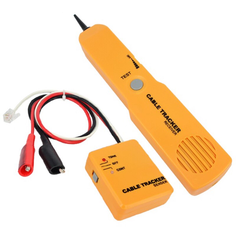 Kebidumei Hot RJ11 Network telefono Tester per cavi Wire Line finder rilevatore di cavi Kit di strumenti di rete ricevitore del mittente all&#39;ingrosso