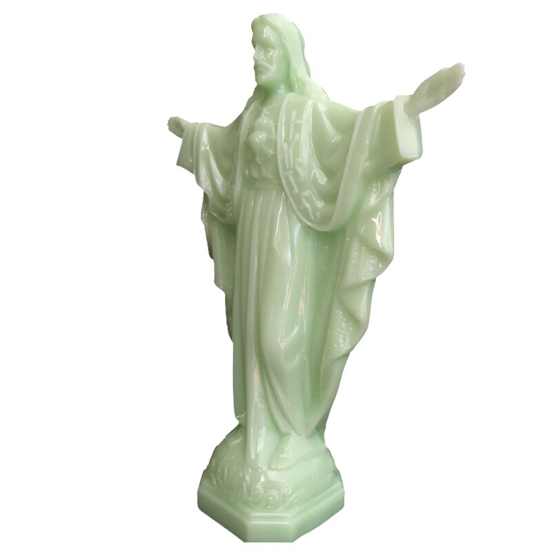Statue lumineuse de jésus en PVC, lumière éternelle, ornement de bureau, pour famille, 13.5x4.9x18cm, HK3