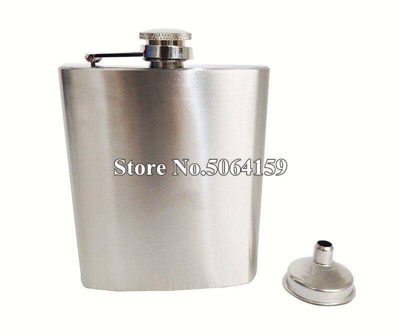 Stainless Steel Hip Flask with Funnel for Whiskey Wine Liquor 4 5 6 7 8 9 10 18 OZ Outdoor Pocket flasks Portable Alcohol Bottle