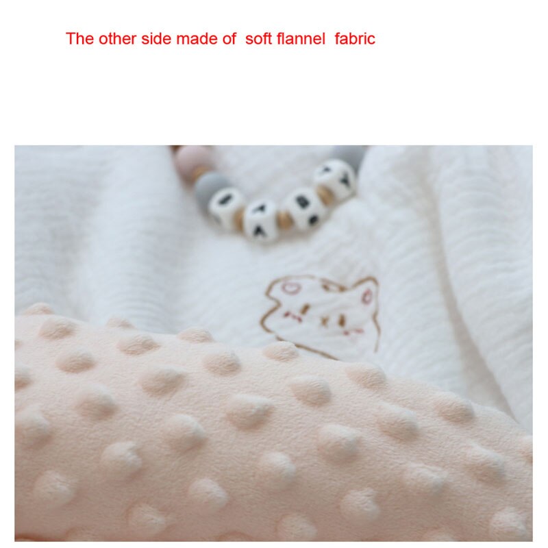Crib Quilts Baby Comforter Child Toddler Bed Linen Bedspread Muslin Cotton Minky Blanket Kindergarten Cot Bedding Cute 120x150cm