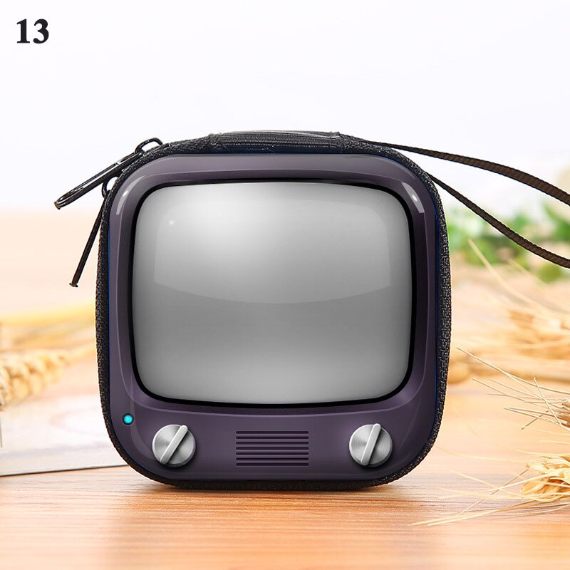 Tinplate Coin Purse Earphone Storage Bag Retro Record Tape Coin Purse Key Coin Coin Bag Coin Purse: 13