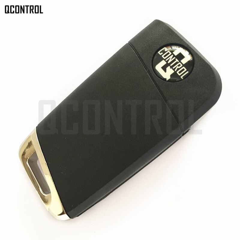 QCONTROL DIY Car Remote Key for SKODA 3T0837202H Citigo/Fabia/Octavia/Rapid/Roomster/Superb/Yeti 5FA010413-02 434MHz