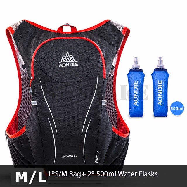 AONIJIE Gilet Hydratation 5.5L - Sac à Dos Trail Running Léger Et Respirant Pour Marathon Et Randonnée