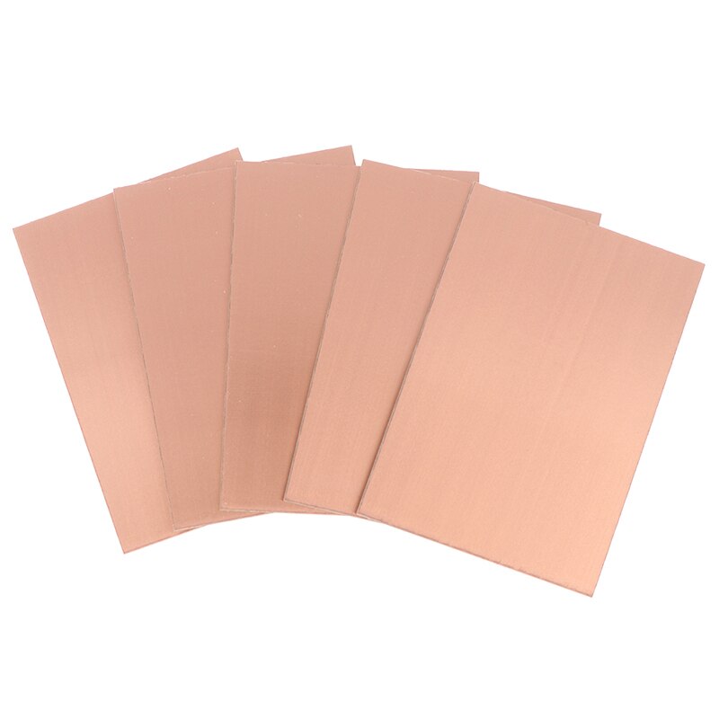 5 stk 7*10cm forsterket enkeltside nyttig kretskort kobberbelagt tallerken laminat universell kretskort glassfiber