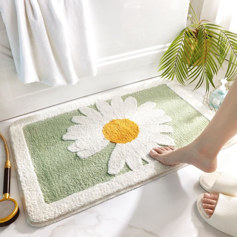 Daisy Deur Mat Voor Slaapkamer Woonkamer Absorberende Keuken Tapijten Antislip Badkamer Floor Tapijten Zachte Voet Pad