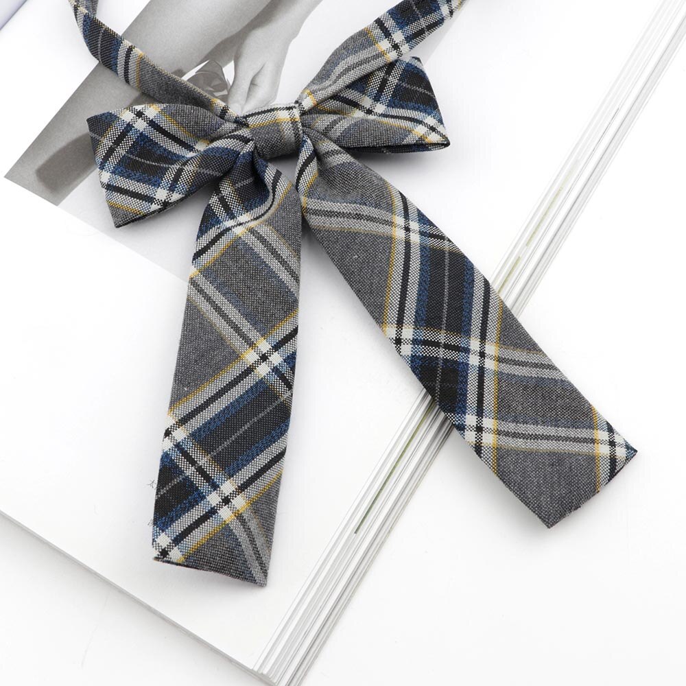 Chic College Striped Ladies Cute Bowtie Women School Girl Student Uniform Formal Suit Accessories Cravat Butterfly Knot: 23