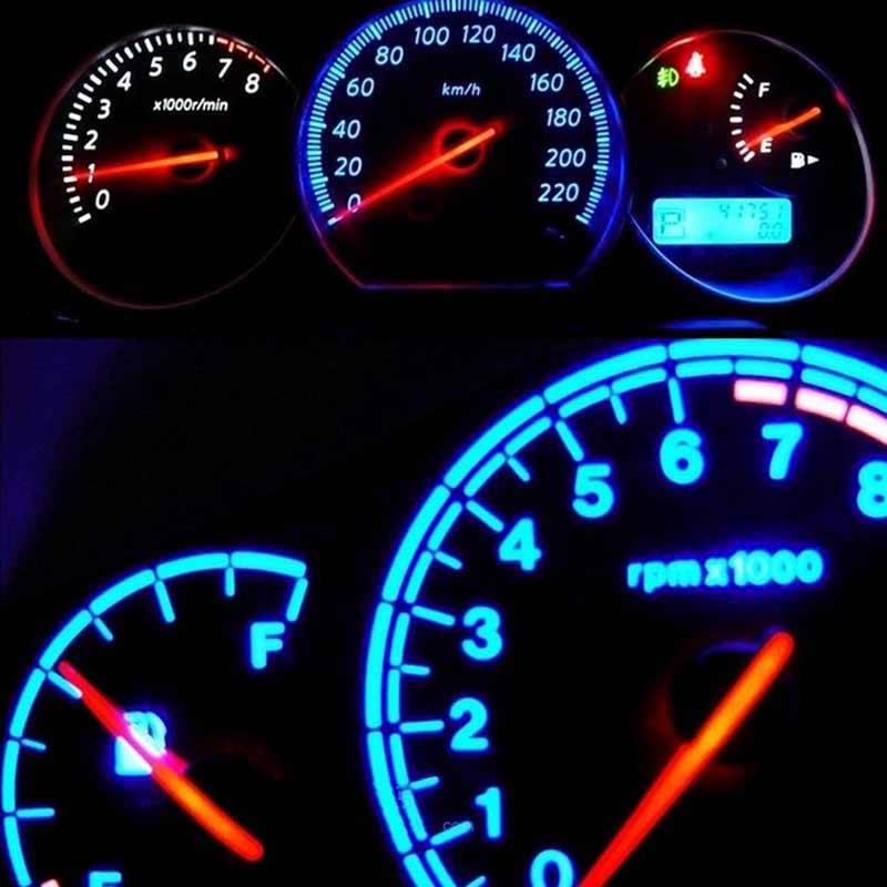 'The Best' 10pcs T5-B8.5D-5050smd LED SMD Lamp Gauge Speed Dash Bulb Dashboard Instrument Light 12V 889