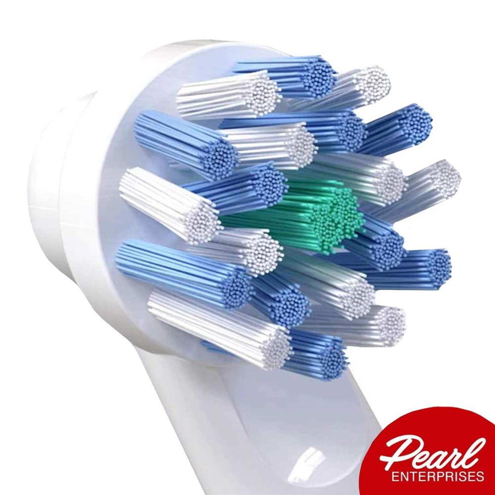 Udskiftning af børstehoveder til oral b - pakke  of 12 floss action, cross action & pro hvide børster til oral-b pro 500 1000 5000 6000