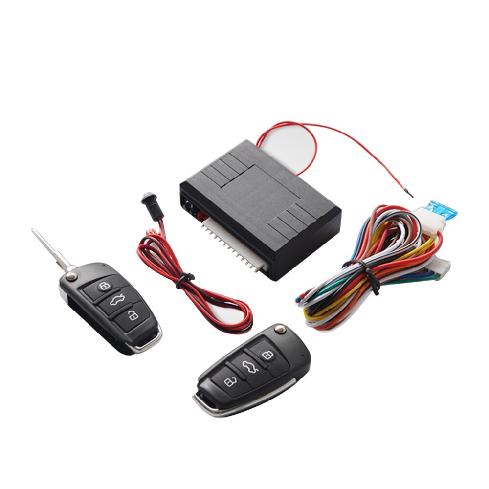 Universal Car Door Lock Vehicle Keyless Entry System Auto: Default Title