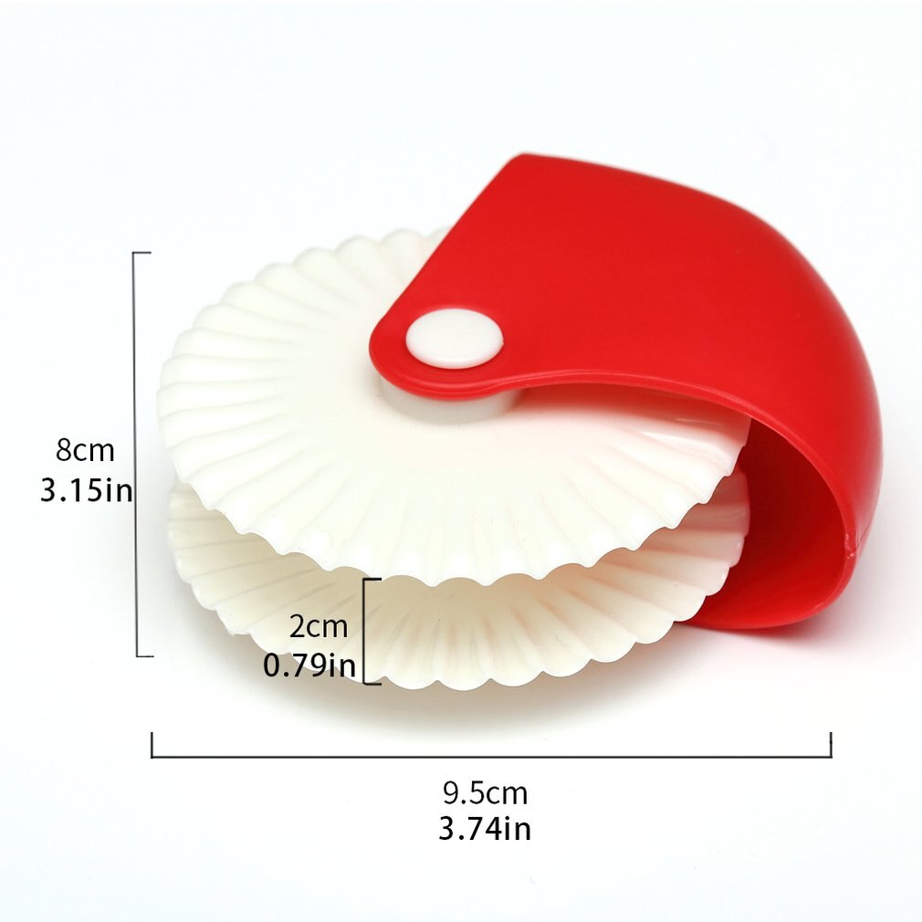 Plastic Wavy Pattern Pastry Wheel Decorative Point Cutting Wheel Curling Wheel Diy Manual Cutting Machine Wheel Knife