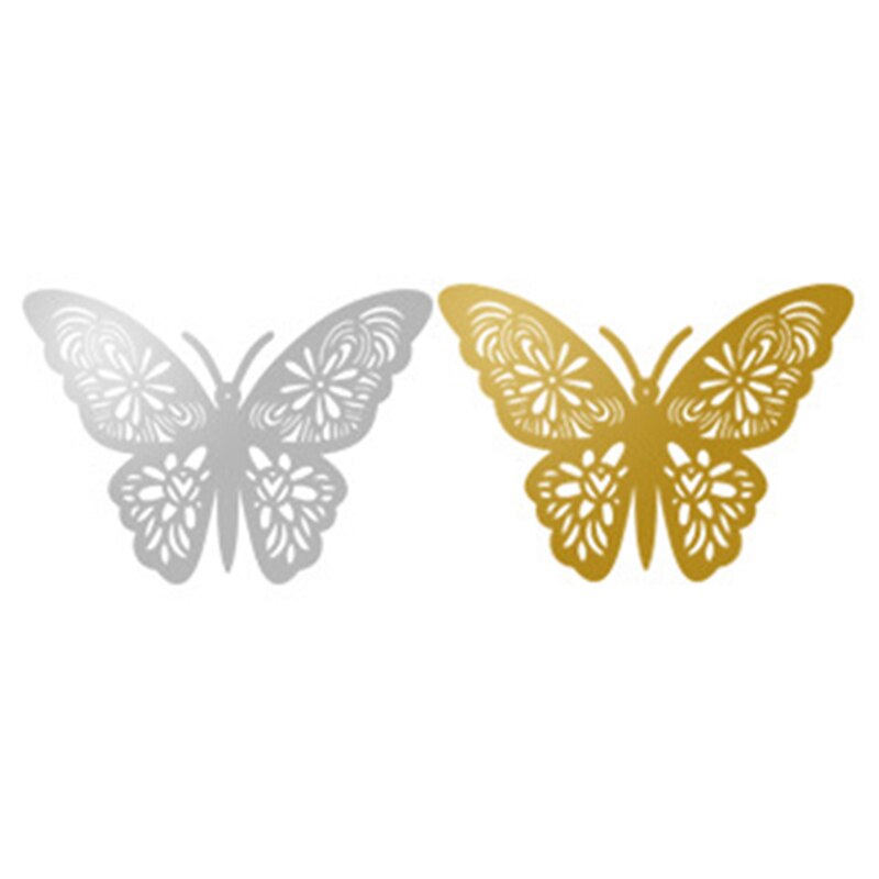 12pcs 3D Butterfly Wall Stickers Art Decals Home All Room Decorations Decor
