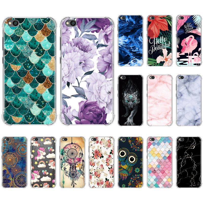 Anti-falling Phone Case With Airbag For Xiaomi Redmi Go Stylish Colorful Painted Back Phone Cover