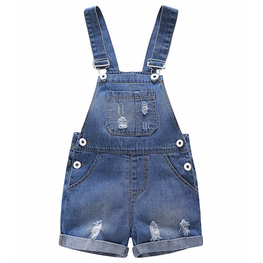 Chumhey 1-4T Toddler Short Overalls Summer Boys Girls Thin Denim Jeans Kids Jumpsuit Infant Clothing Bebe Clothes Kids Shorts: 12-18M