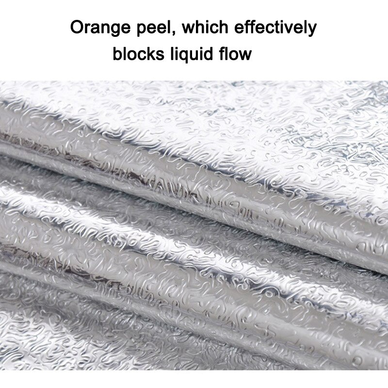 Waterdichte oliebestendige aluminiumfolie sticker zelfklevend behang keukenfornuis muurstickers jdh 88