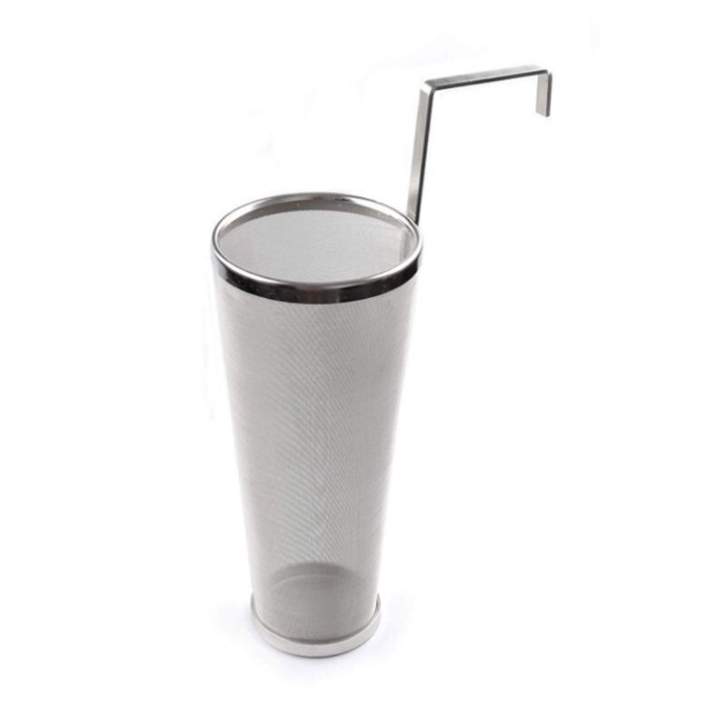 Filtro de cerveza de acero inoxidable de 300 micras con gancho para café casero