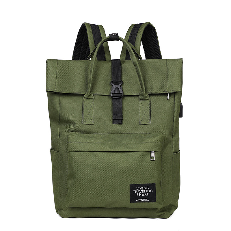 Vrouwelijke Schattige College Rugzak Meisje Reisboek Rugzak Opvouwbaar Grote Capaciteit Dames Canvas Tas Vrouwen Laptop Mannen School Tassen: Blauw