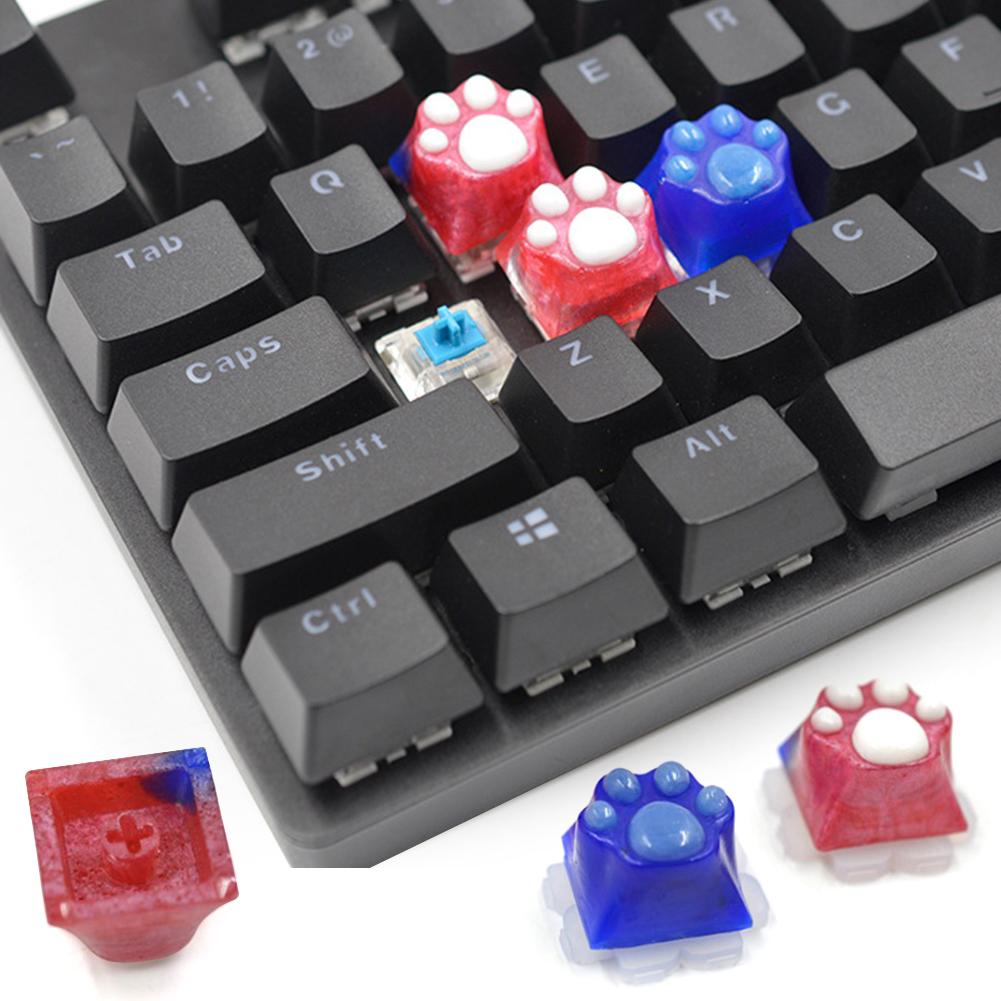1 Set DIY Mechanical Keyboard Key Cover Cap Silicone Mold Epoxy Mould Craft Tool