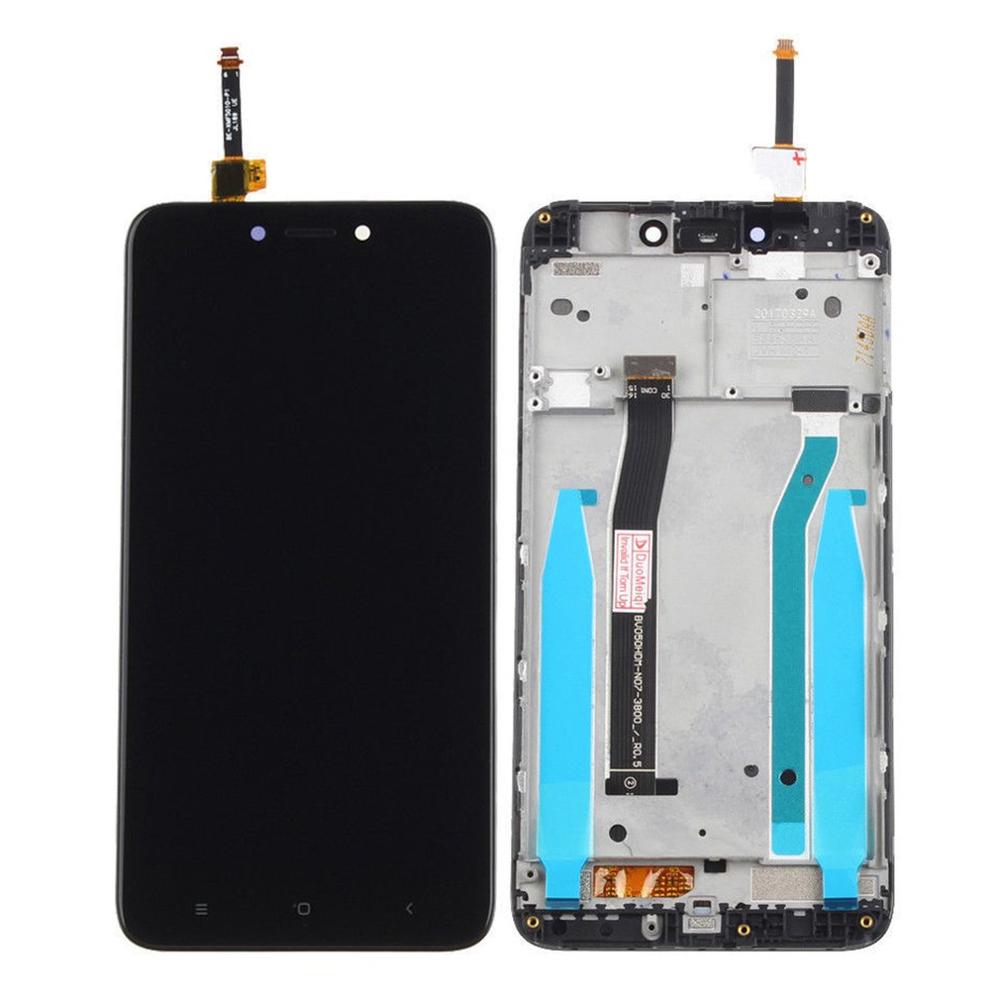 5.0 "Lcd Voor Xiaomi Redmi 4X Lcd-scherm Touch Screen Met Frame Digitizer Vervanging Voor Xiaomi Redmi 4X Display 4X Pro Lcd: Black With Frame