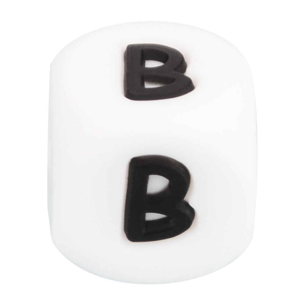LOFCA 12mm 100 stuks Siliconen Letter Kralen Alfabet Tandjes Kralen Bijtring Engelse Letters Food Grade Baby Verpleging voor tandjes: green