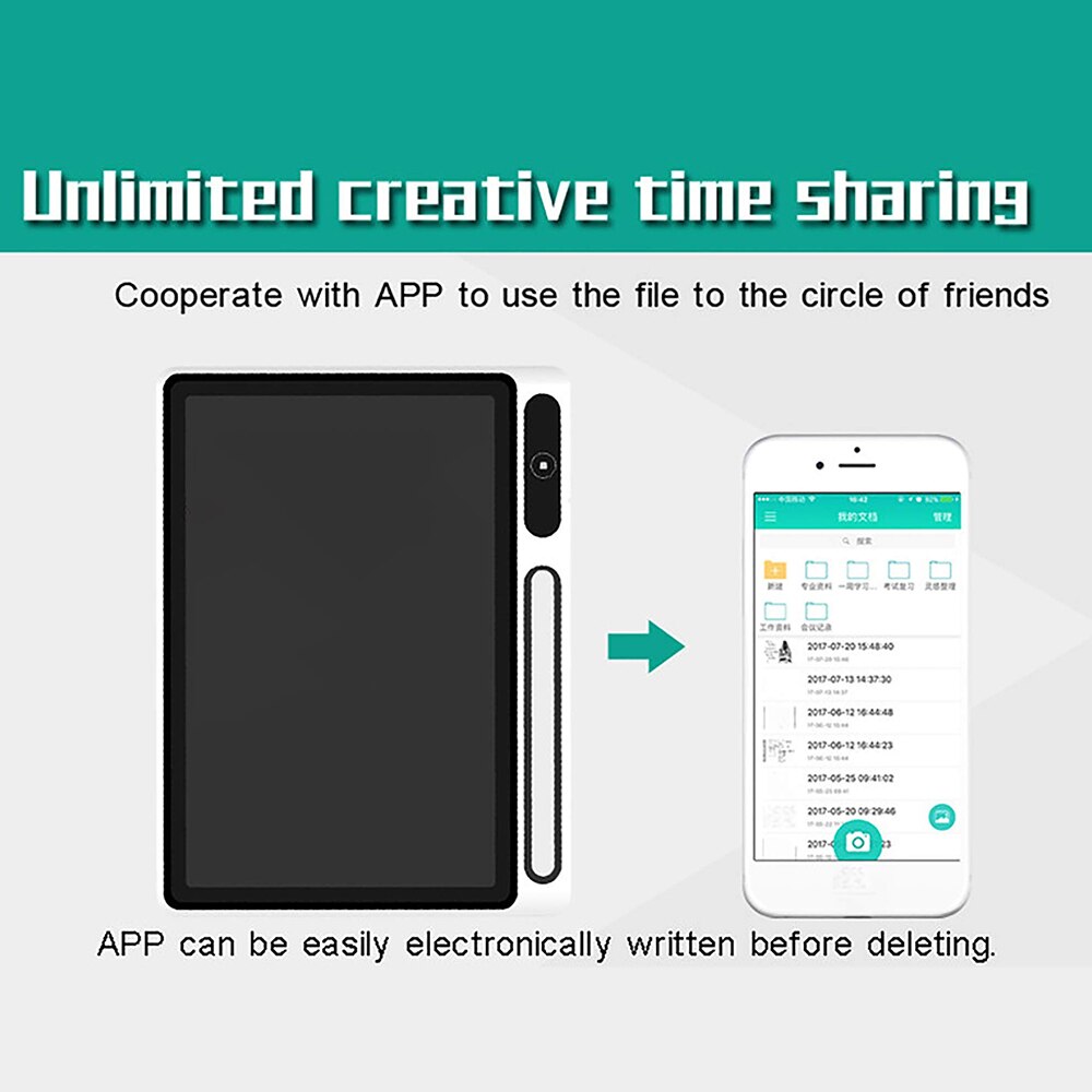 10.1 Inch LCD Business Writing Tablet LCD Handwriting Board with Case Electronic notepad LCD flexible LCD Screen For Work Study