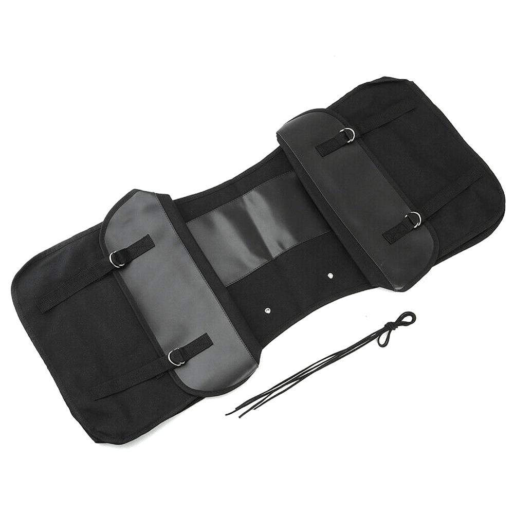 Motor Zadeltas Motorfiets Canvas Zwart Touring Waterdichte Fietstassen Doos Achterbank Zadeltas Kofferbak Bagage Reistassen