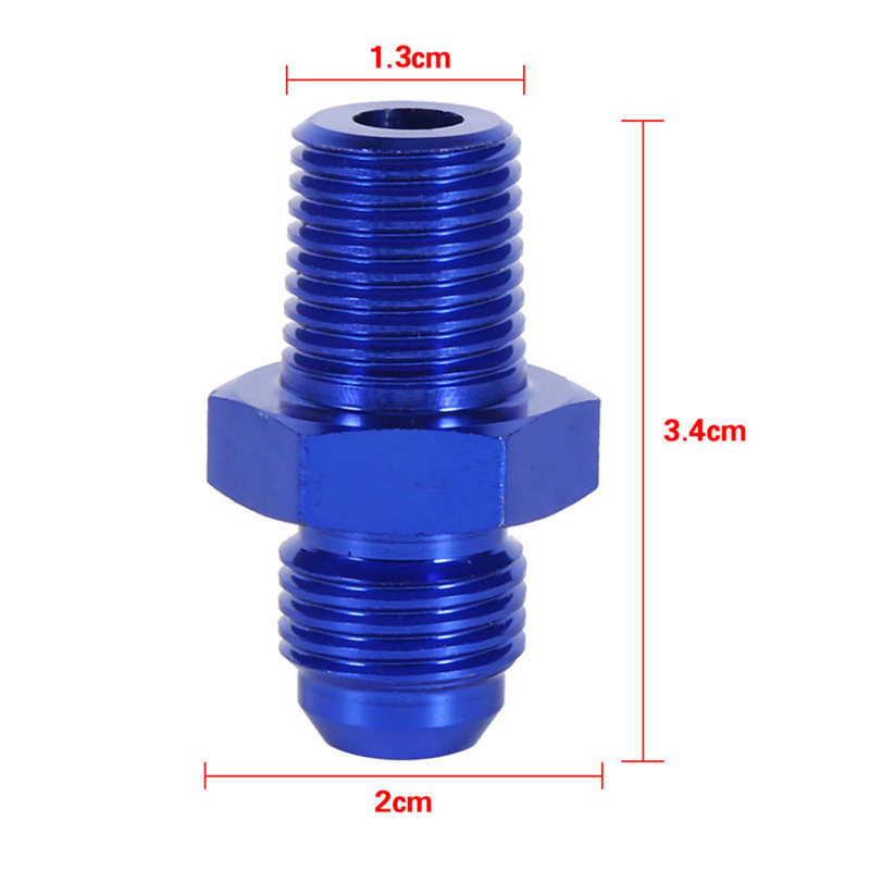 Male Flare Fitting Adapter NPT Fitting Adapter Aluminum Vehical SUV for Car Truck