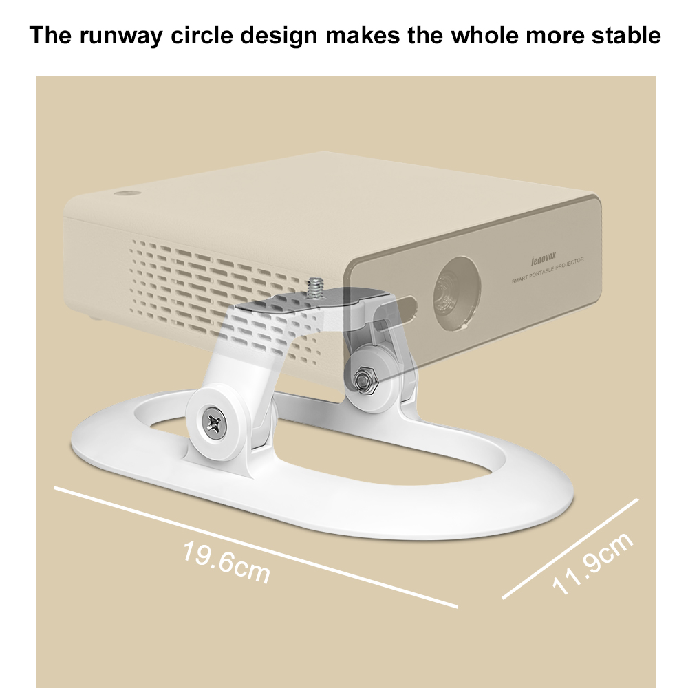 Jenovox desktopstandaard projectoraccessoires voor M5000 Mini DLP Pro Verstelbare universele projectorbeugelhouder