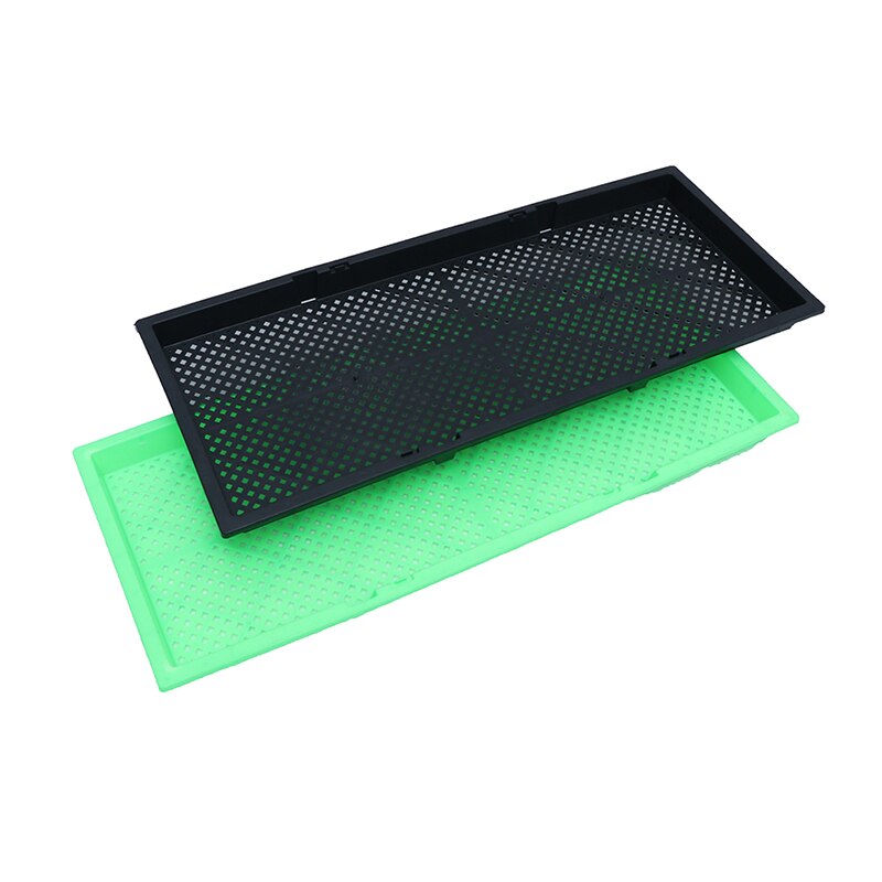 Plastic Growing Trays Nutrition Bowl Seed Tray Seedling Starter for Greenhouse Hydroponics Seedlings Plant Germination