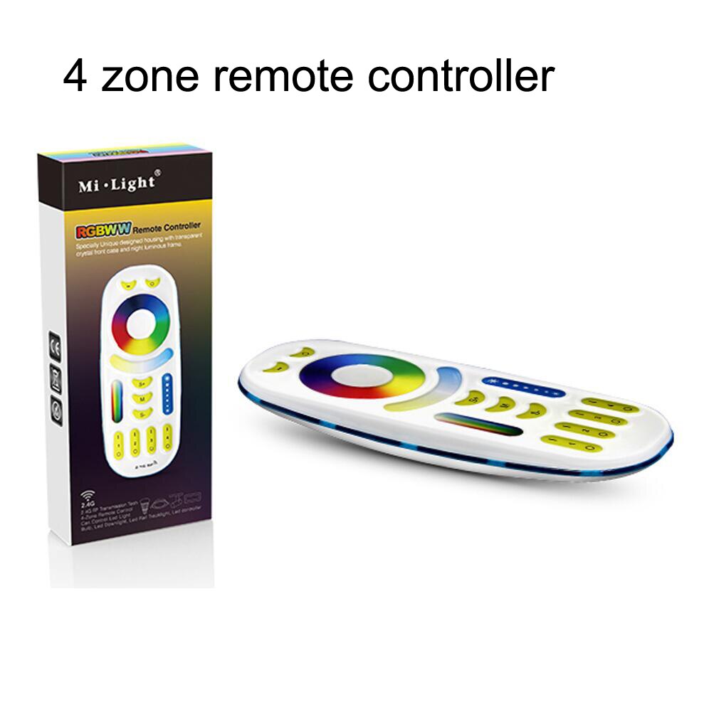 LED Panel Lamp Ultra Slim 6W 12W 15W WIFI RF Remote Round Concealed RGB CCT RGBW RGB White Lamp ceiling recessed downlight 220v: 4 zone remote