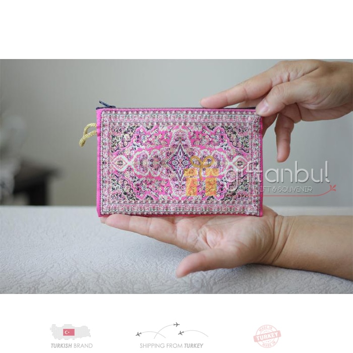 Türkische Geldbörse Traditionellen Teppich Böhmischen Taschen Handliche Lagerung Make-Up Taschen Orientalischen Reißverschluss Umschlag Taschen