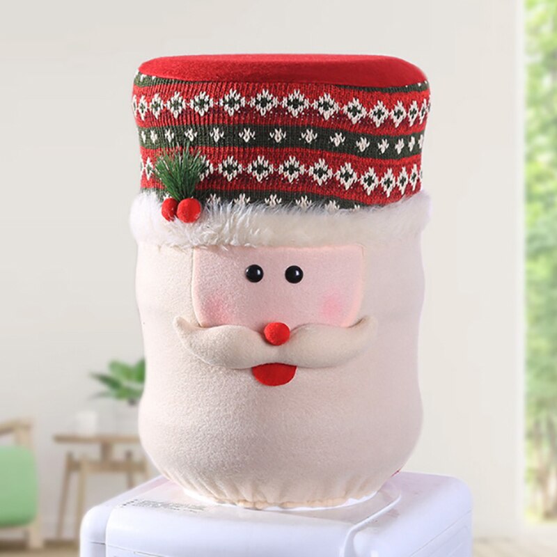 Emmer Water Dispenser Cover Dustpfoof Kerst Sneeuwpop Decoratie Kerstman