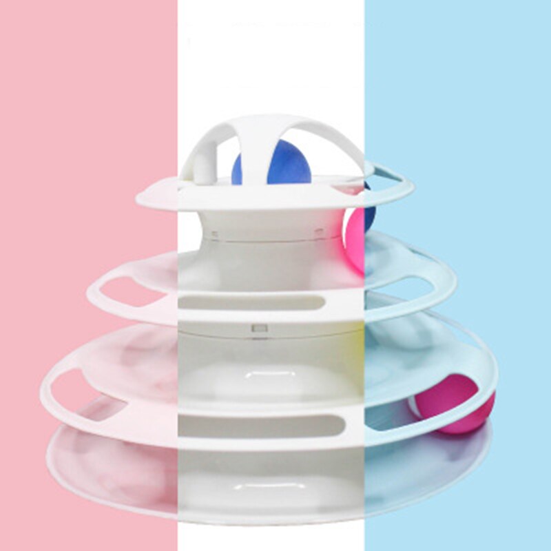 Jouets pour chats en animaux | Tour Interactive, pistes disque entraînement, plaque d'amusement, disque d'intelligence, balles de jouets pour chats pour tranchage, fournitures pour animaux de compagnie