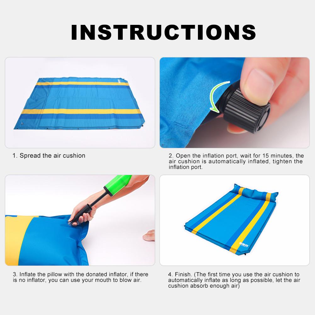 Car Air Inflatable Travel Mattress Bed Automatic Inflation SUV Truck Blow-up Sleeping Bed Pad For Outdoor Compacting Picnic