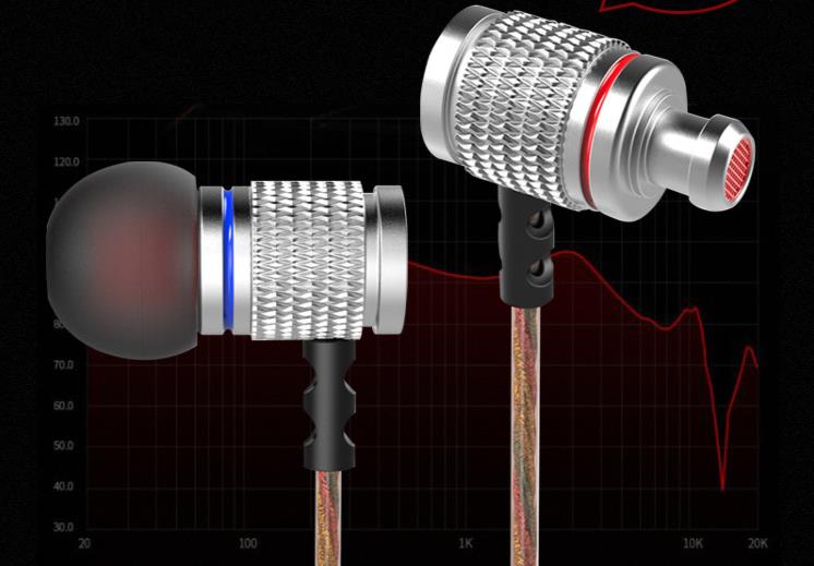 Universal Android phone headset L-bend plug millet earphones in-ear bold wire earbuds subwoofer 3.5mm