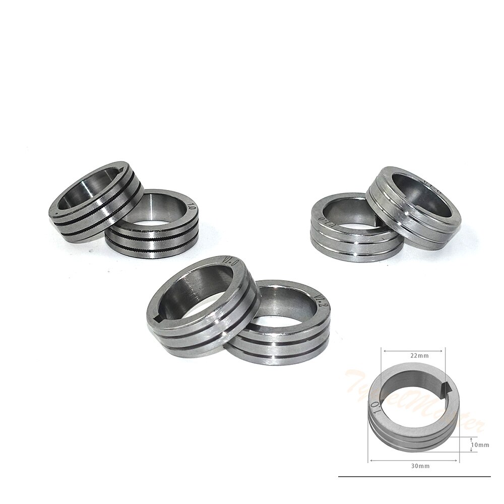 Draht Zubringer Rolle V U K Rändel Mutter 30x22x10mm für 0,8 1,0 1,2mm Stahl Aluminium Fluss Kabel Schweiß Draht MIG Schweißen Maschine
