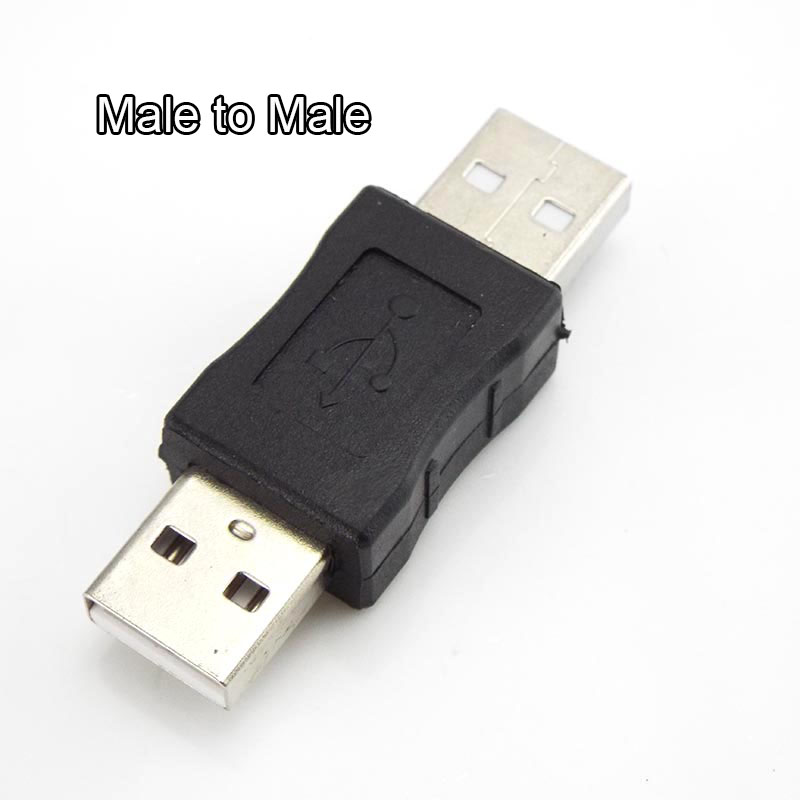 USB 2.0 Type A Female to Female Coupler Adapter USB Connector Male to Male Extender Cable Mini Changer Converter For PC Laptop: green