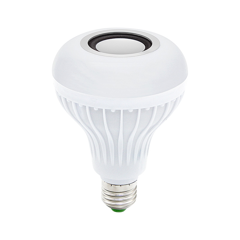 ANBLUB 12W Smart E27 RGB LED Lamp Draadloze Bluetooth Speaker Muziek Lamp RGBW Dimbare LED Lampen Met Afstandsbediening AC 100-240V