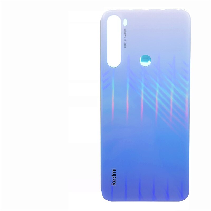 Funda de batería para Xiaomi Redmi Note 8 / Note 8 Pro, carcasa trasera para puerta trasera, Panel de vidrio, reemplazo de batería: Note 8 White