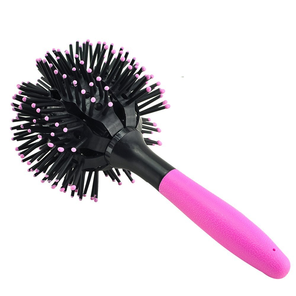 3D Round Hair Brush Hair Comb Salon make up 360 degree Ball Styling Tools Magic Detangling Hairbrush Heat Resistant Women Comb