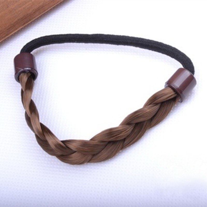 Tocado para el cabello para mujer, Coleta, soporte de pulseras, accesorios para el cabello, herramientas de estilismo: light coffee